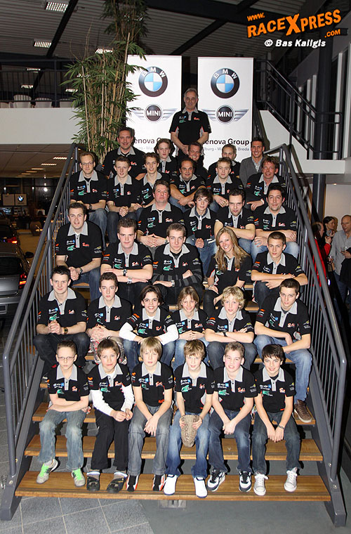 Grote equipe Van der Pol Kart Racing